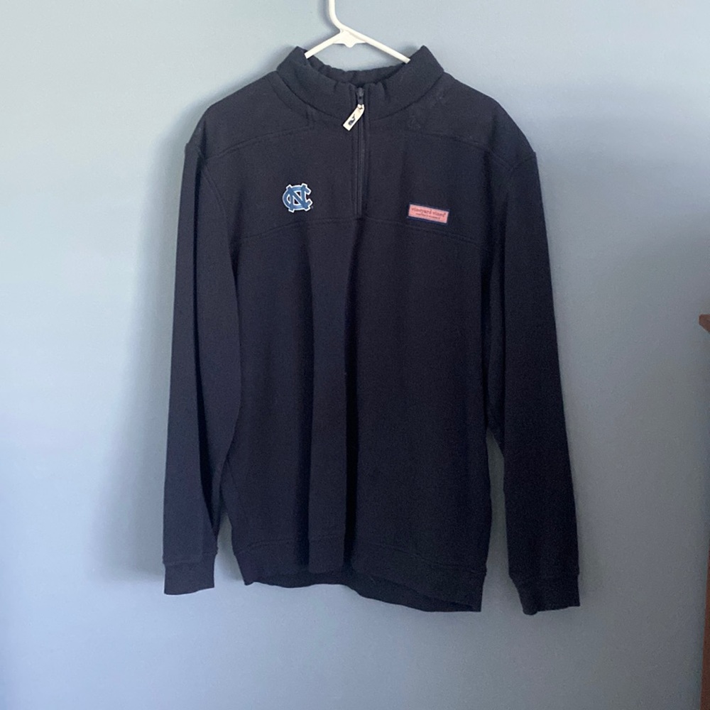 UNC Vineyard Vines 1/4 zip pullover